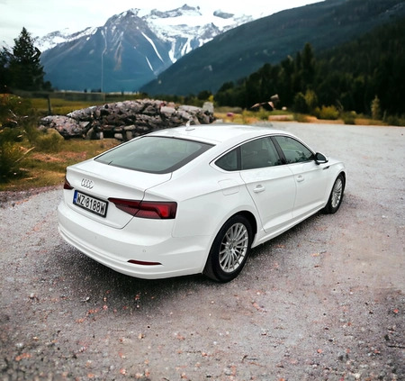 Audi A5 cena 89900 przebieg: 121000, rok produkcji 2018 z Czarna Woda małe 137